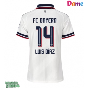 Bayern Munich Luis Diaz #14 Replika Udebanetrøje Dame 2026-27 Kortærmet